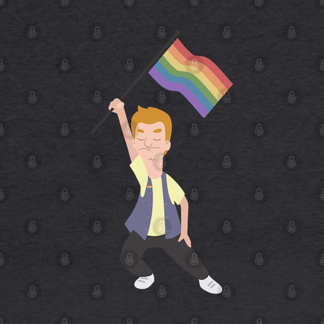 Jimmy Jr. x Lgbtq+ Flag by gray-cat